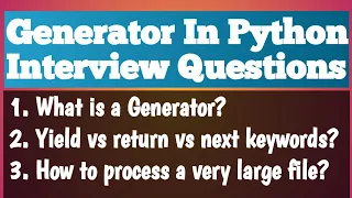 generator interview questions and answers in python what is generator in python