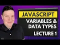 JavaScript Variables Data Types - JavaScript for Beginners