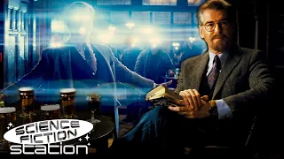 pierce brosnan is a robot the worlds end science fiction station