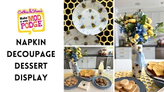 Download Bee Themed Shower Dessert Display with Napkin Decoupage MP3