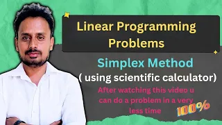 Simplex Method Problem 3 - Linear Programming Problems LPP