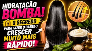 HIDRATAÇÃO BOMBA! O SEGREDO PARA FAZER O CABELO CRESCER MUITO MAIS RÁPIDO!