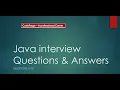 core java interview questions answers - part 2