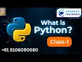 What is python Learn Python in 45 Days New Batch Nov 11 Practical Hands-on Training