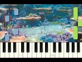 piano tutorial FINDING NEMO MAIN THEME Pixar 2003 with free sheet music pdf