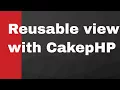 CakePHP 3 4 Tutorial Step By Step For Beginners 17 reusable Side Menu Part 3