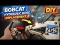 Bobcat 763 Hydraulic hose replacement DIY