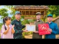 The single father was taken by surprise by the arrival of the authorities