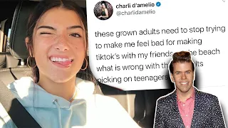 perez hilton is obsessed with a 15 year old girl charli damelio 