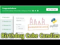 Birt ay Cake Candles Hackerrank Python Problem Solving
