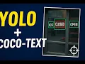 Build YOLO Object Detection Train Test Using COCO - Text Dataset AI Computer Vision Tutorial