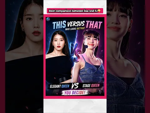 lisa vs iu 😍 #factsinhindi #bts #jungkook #lisa #iu #kpop