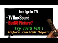 Insignia TV Has Sound But No Picture Here s What It Means Easy Fixes Real Causes