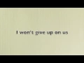 I Won't Give Up - Jason Mraz (Lyrics)