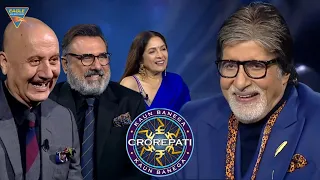 Anupam Kher के Massage पर छिड़ी बात, तब Big B भी हंस पड़े 😂👌| Kaun Banega Crorepati Best Scene
