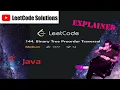 LeetCode 144 Binary Tree Preorder Traversal Solution Explained - Java