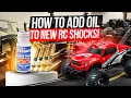RC Shock Oil Filling New Shocks From Amazon