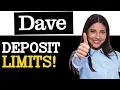How Much Can You Deposit At Dave 2025