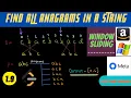 1 9 Find all Anagrams in a String Leetcode 438 Window Sliding C STL