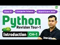 Python Revision Tour - 1 Class 12 Computer Science Computational Thinking and Programming