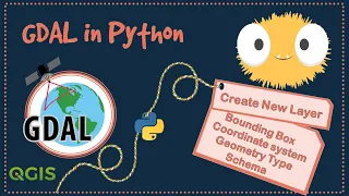 GDAL tutorial python-create new layer-MetaData Bounding Box-Coordinate system-Geometry Type-schema