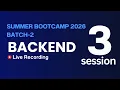Backend Session 3