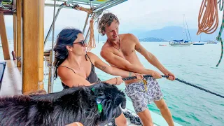 Leaving the Boat Behind at Anchor to Fly to the Annapolis Boat Show 2025! — Sailing Yabá 287