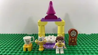 How To Build LEGO Duplo Disney Princess Belle's Ballroom 10960 | #Satisfying #Stopmotion