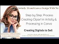 Create Refine Clip Art in Artistly From No Background to High-Res in Canva