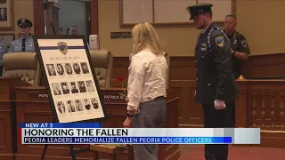Peoria honors police officers who died in the line of duty