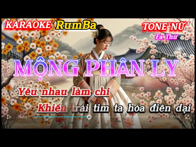 Mộng Phân Ly TB : Huyền Thang 