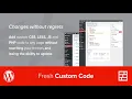 Fresh Custom Code - PHP