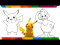 Coloring Page Pokemon - Printable Pokemon Coloring Pages PDF Relaxing Fun