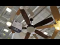 Ceiling fans on display at Lowe s 2018