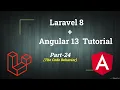 Laravel Update API to Edit and Update record Laravel Angular Tutorial Part-24