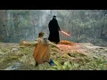 Never attempt to push Darth Vader off a cliff