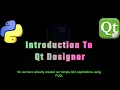 4 PYTHON GUI APPLICATION DEVELOPMENT----Introduction to Qt Designer