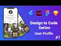 Flutter Design to Code - User Profile Page