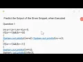 Conditional statements in java output questions