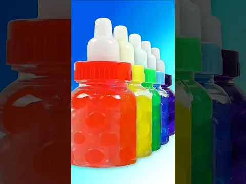 Colorful Water Beads Pouring Fun | Relaxing Play for Kids