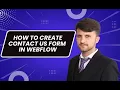 Build Contact Form Using Webflow In