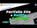 I rebuilt my portfolio site in Sveltekit with Tailwind