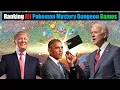 Trump Biden and Obama make a Pokemon Mystery Dungeon Series Tier List