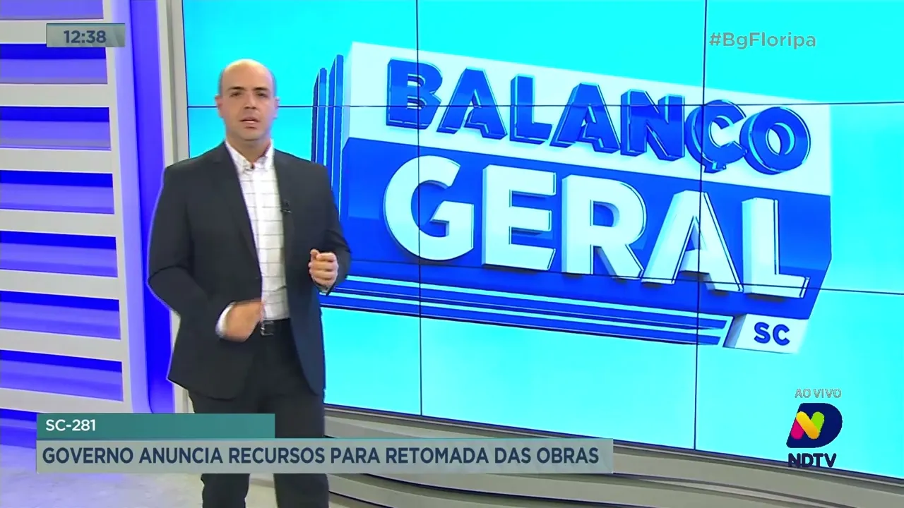 Governo de SC anuncia recursos para retomada das obras de um dos trechos da SC-281