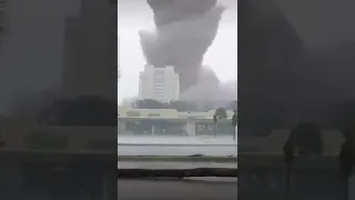 Libya The most powerful tornado Daniel reached Libya Tornado pre caused terrible floods in Greece