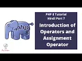 PHP 8 Tutorial Hindi Part 7 Introduction of Operators and Assignment Operator The Test Coder