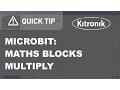 microbit MakeCode Editor - Math Blocks