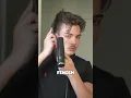 Brush back hairstyle tutorial