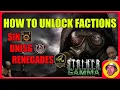How to Unlock More Factions in STALKER SIN UNISG RENEGADES