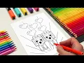 Minecraft Wolves Come to Life With Markers Coloring Pages